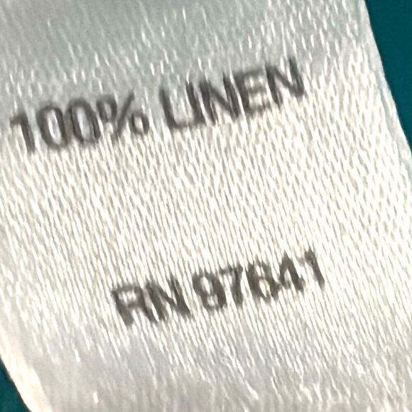 J. Jill M linen Aqua blue sleeveless pocket dress - Picture 7 of 8